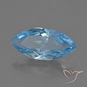 9,17 ctw natürlicher Himmerlblau Topas, Marquise, VVS