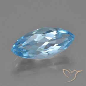 9,17 ctw natürlicher Swiss Blue Topas, Marquise, VS