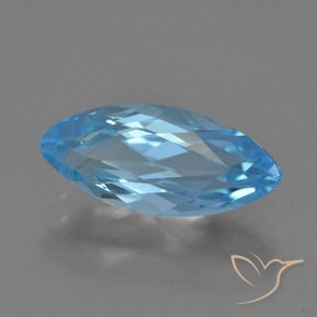 9,17 ctw natürlicher Swiss Blue Topas, Marquise, VVS