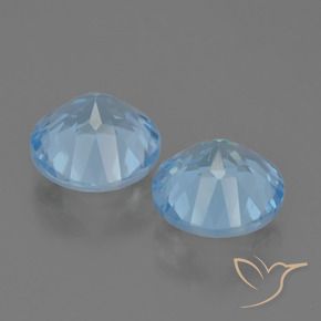 4.70 ct natürliche Himmerlblau Topas-Edelsteine, Runden, VVS-VS