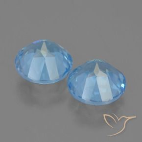 4.72 ct natürliche Himmerlblau Topas-Edelsteine, Runden, VVS-VS