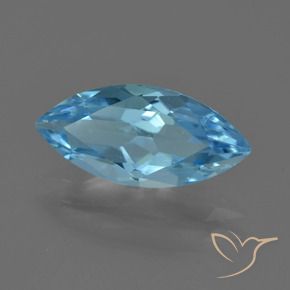 9,17 ctw natürlicher Swiss Blue Topas, Marquise, VVS-VS