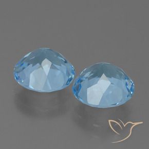 4.75 ct natürliche Himmerlblau Topas-Edelsteine, Runden, VVS-VS