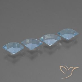 2.63 ct natürliche Himmerlblau Topas-Edelsteine, Fantasie, VVS-VS