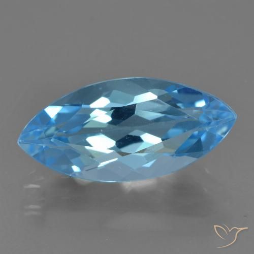 4.06ct Natürlicher Swiss Blue Topas, Marquise, VS