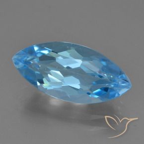9,17 ctw natürlicher Swiss Blue Topas, Marquise, VS