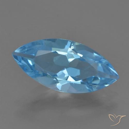 3.63ct Natürlicher Swiss Blue Topas, Marquise, VS