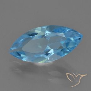 9,17 ctw natürlicher Swiss Blue Topas, Marquise, VS