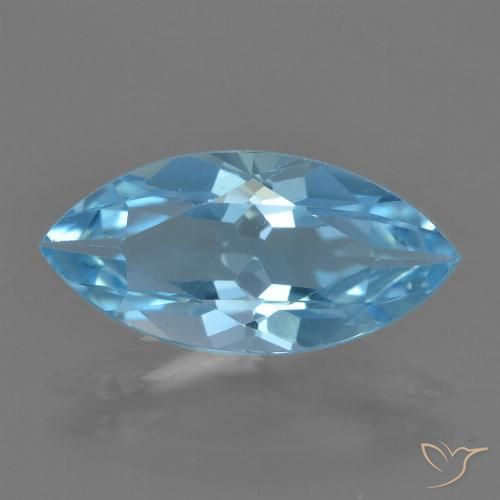 3.53ct Natürlicher Swiss Blue Topas, Marquise, VS