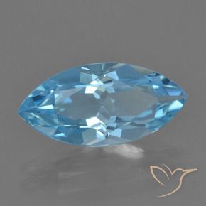 9,17 ctw natürlicher Swiss Blue Topas, Marquise, VS