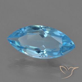 9,17 ctw natürlicher Swiss Blue Topas, Marquise, VS