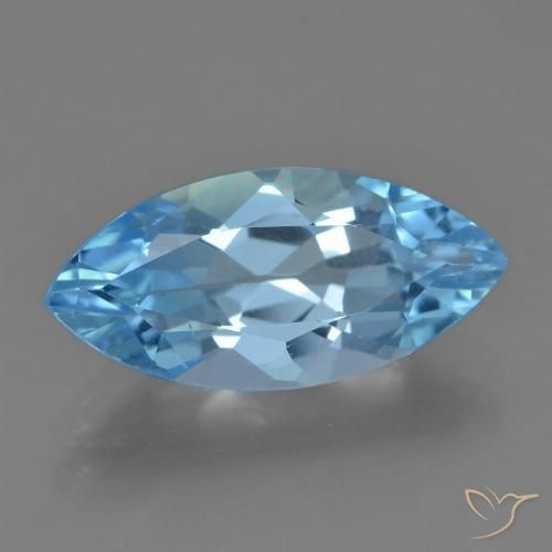 3.60ct Natürlicher Himmerlblau Topas, Marquise, VS