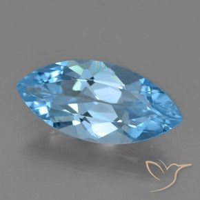 9,17 ctw natürlicher Himmerlblau Topas, Marquise, VS