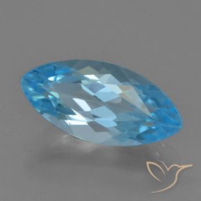 9,17 ctw natürlicher Swiss Blue Topas, Marquise, VS