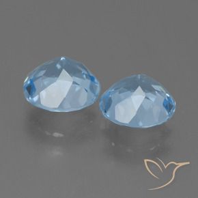 4.67 ct natürliche Himmerlblau Topas-Edelsteine, Runden, VVS-VS