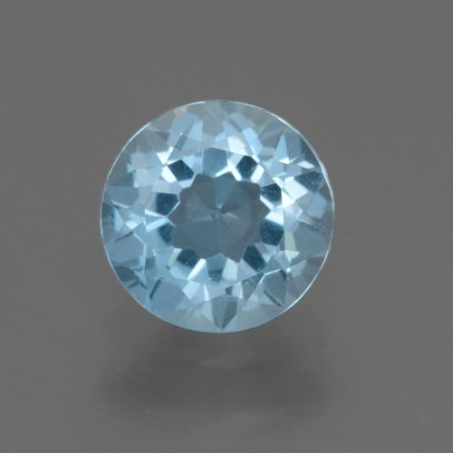 2.23ct Natürlicher Himmerlblau Topas, Runden, VS