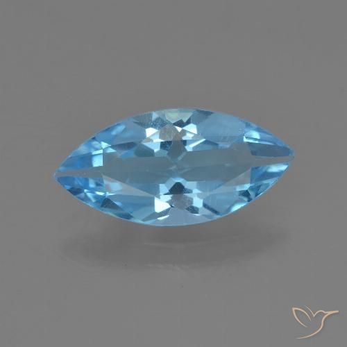 3.08ct Natürlicher Swiss Blue Topas, Marquise, VS