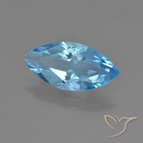 9,17 ctw natürlicher Swiss Blue Topas, Marquise, VS