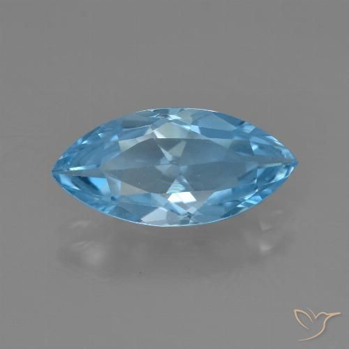 9,17 ctw natürlicher Swiss Blue Topas, Marquise, VS