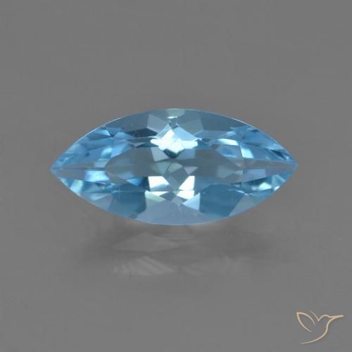 3.25ct Natürlicher Swiss Blue Topas, Marquise, VS