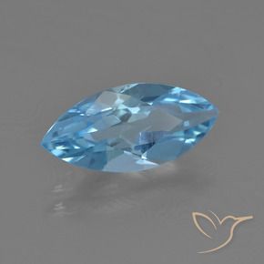 9,17 ctw natürlicher Swiss Blue Topas, Marquise, VS