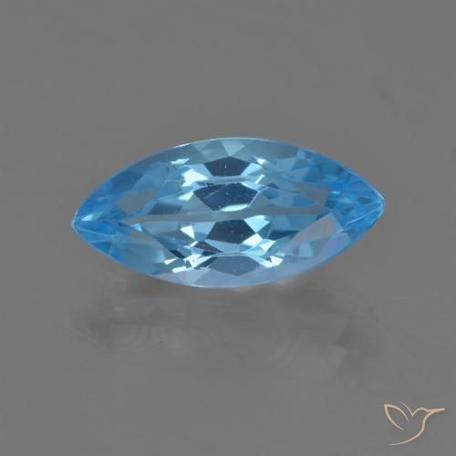 4.05ct Natürlicher Swiss Blue Topas, Marquise, VS
