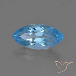 9,17 ctw natürlicher Swiss Blue Topas, Marquise, VS