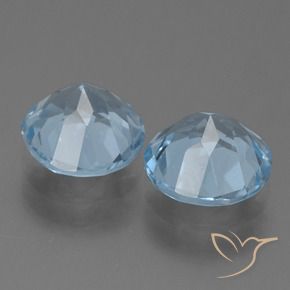 4.31 ct natürliche Himmerlblau Topas-Edelsteine, Runden, VS