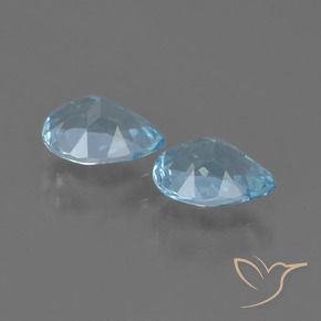 1.70 ct natürliche Himmerlblau Topas-Edelsteine, Birnenform, VS