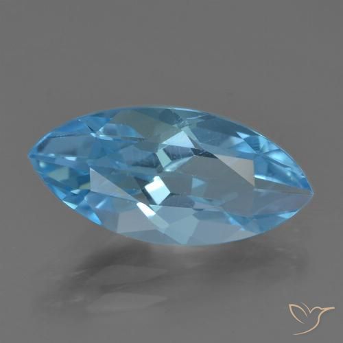 3.66ct Natürlicher Swiss Blue Topas, Marquise, VS