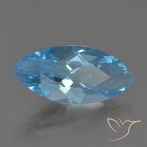 9,17 ctw natürlicher Swiss Blue Topas, Marquise, VS