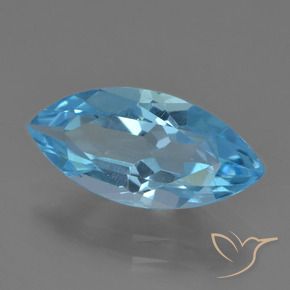 9,17 ctw natürlicher Himmerlblau Topas, Marquise, VS