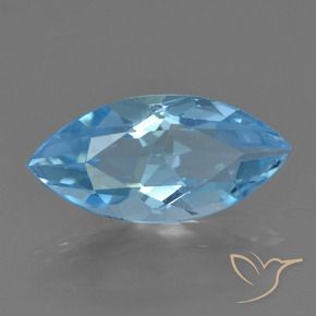 9,17 ctw natürlicher Swiss Blue Topas, Marquise, VS