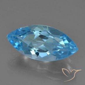9,17 ctw natürlicher Swiss Blue Topas, Marquise, VS