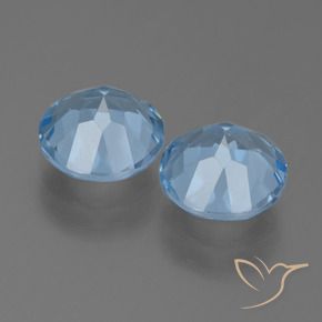 4.67 ct natürliche Himmerlblau Topas-Edelsteine, Runden, VS