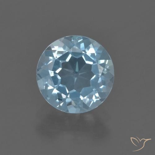 2.21ct Natürlicher Himmerlblau Topas, Runden, VS