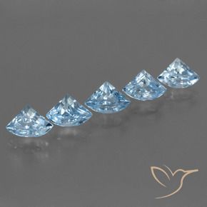 3.63 ct natürliche Swiss Blue Topas-Edelsteine, Fantasie, VVS-VS