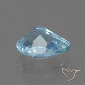 9,17 ctw natürlicher Himmerlblau Topas, Birnenform, VS