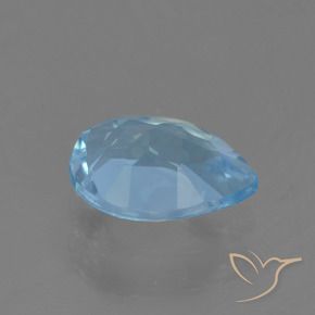 9,17 ctw natürlicher Swiss Blue Topas, Birnenform, VS