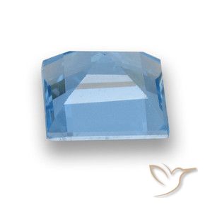 9,17 ctw natürlicher Swiss Blue Topas, Quadrat, VVS-VS