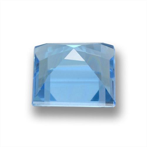 9,17 ctw natürlicher Swiss Blue Topas, Quadrat, VVS-VS