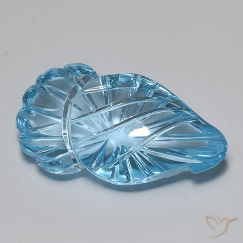 9,17 ctw natürlicher Swiss Blue Topas, Fantasie, Transparent