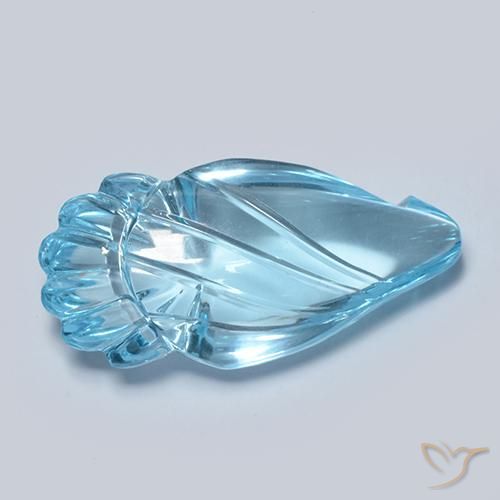 9,17 ctw natürlicher Swiss Blue Topas, Fantasie, Transparent
