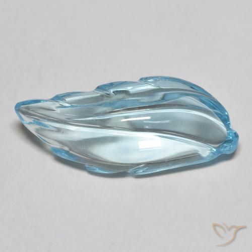 9,17 ctw natürlicher Swiss Blue Topas, Fantasie, Transparent