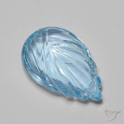 10.76ct Natürlicher Himmerlblau Topas, Fantasie, Transparent