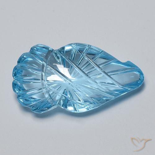 16.79ct Natürlicher Swiss Blue Topas, Fantasie, Transparent
