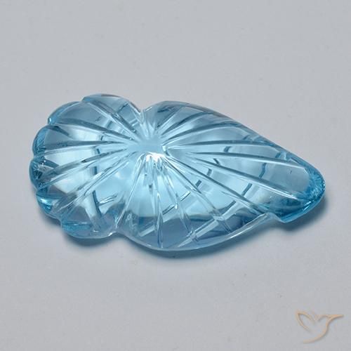 9,17 ctw natürlicher Swiss Blue Topas, Fantasie, Transparent