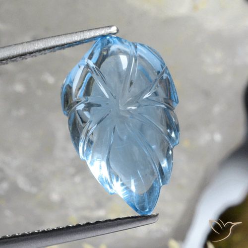 8.99ct Natürlicher Himmerlblau Topas, Fantasie, Transparent, Photo A