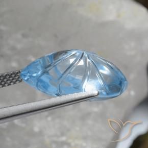 9,17 ctw natürlicher Himmerlblau Topas, Fantasie, Transparent