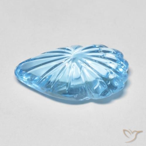 9,17 ctw natürlicher Himmerlblau Topas, Fantasie, Transparent